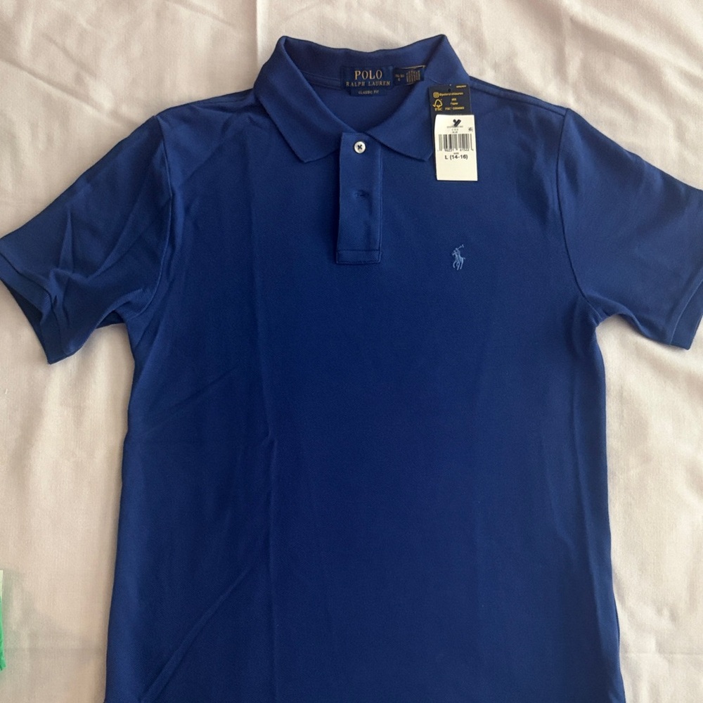 Polo by Ralph Lauren Royal Blue Short-Sleeve Polo Shirt